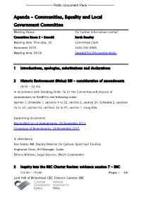 (Public Pack)Agenda Document for Communities, Equality and Local