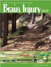 Pikes Peak Regional Brain Injury Directory
