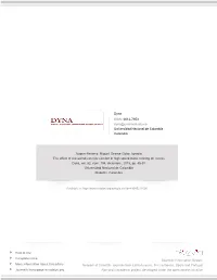 The Effect of Crosswinds on Ride Comfort in High Speed Trains Running on Curves Dyna, Vol