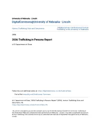 2006 Trafficking in Persons Report" (2006)