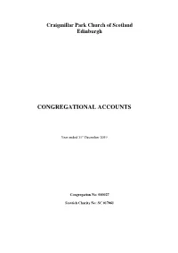 Congregational Accounts