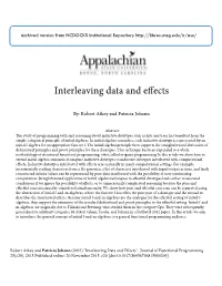 Interleaving Data and Effects"