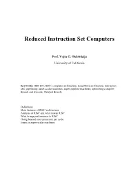 RISC Computers