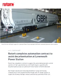Rotork Completes Automation Contract to Assist Decarbonisation at Lynemouth Power Station