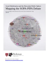Mapping the SOPA-PIPA Debate