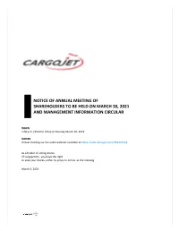Notice of Meeting and Information Circular
