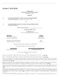 Section 1: 10-K (10-K)