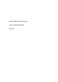 1 SEMS Annual Progress Report 2009