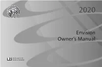 2020 Buick Envision Owners Manual