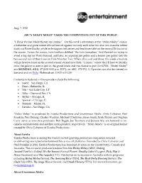 Aug. 7, 2020 ABC's 'HOLEY MOLEY' TAKES the COMPETITION OUT