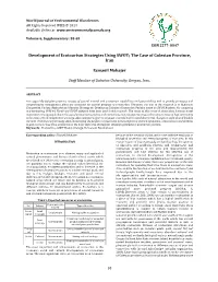 Development of Ecotourism Strategies Using SWOT; the Case of Golestan Province, Iran