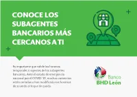 Documento Listado De Subagentes Bancarios