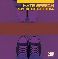 Hate Speech and Xenophobia