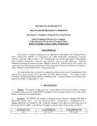 STP & IWTP Docket