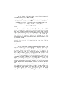 The Flow of Dense Water Plumes in the Western Weddell Sea Simulated with the Finite Element Ocean Model (FEOM)