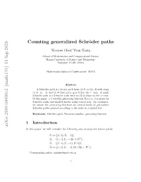 Arxiv:2009.04900V2 [Math.CO] 11 Sep 2020 Counting Generalized