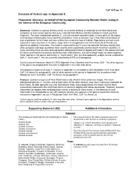 Inclusion of Cedrela Spp. in Appendix II. Proponent