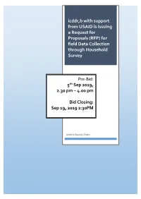 Request for Proposal for Endline Survey
