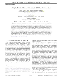 Sample-Efficient Reinforcement Learning for CERN Accelerator Control