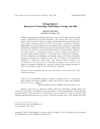 Strange Speech: Structures of Listening in Nuit Debout, Occupy, and 15M