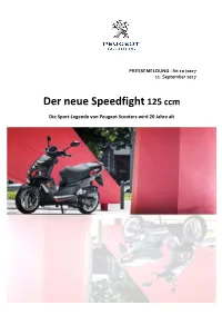 Der Neue Speedfight 125 Ccm