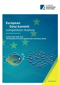 European Data Summit Competition Matters