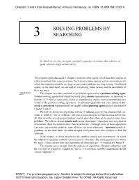 3 Solving Problems by Searching