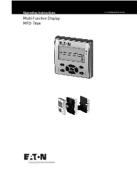 Multi-Function Display MFD-Titan