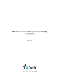 Multiproxy: a Collaborative Approach to Censorship Circumvention