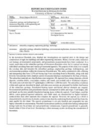REPORT DOCUMENTATION FORM University of Hawai'i at Manoa
