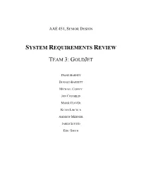 System Requirements Review