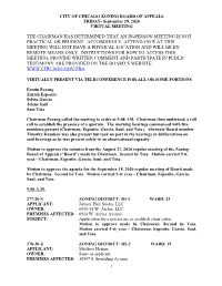 The Chairman Has Determined That an In-Person Meeting Is Not Practical Or Prudent