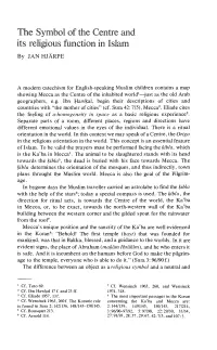 The Symbol Cf the Centre and Its Religious Function in Islam