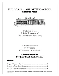 Discover Drumthwacket Packet