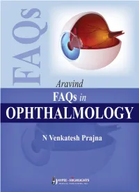 Faqs in Ophthalmology Aravind Faqs in Ophthalmology