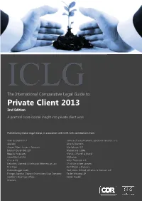 Private Client 2013 2Nd Edition