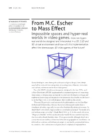 From M.C. Escher to Mass Effect