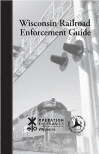 Wisconsin Railroad Enforcement Guide