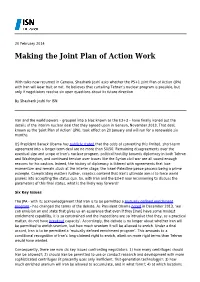 Making the Joint Plan of Action Work