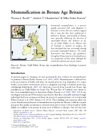 Mummification in Bronze Age Britain