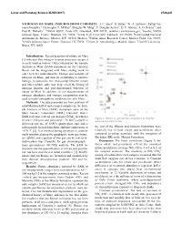 NITROGEN on MARS: INSIGHTS from CURIOSITY. J. C. Stern1 , B. Sutter2, W. A. Jackson3, Rafael Na- Varro-González4, Christopher P