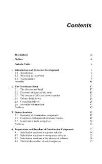 Of Complexes 138 Index 140 the Authors
