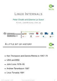 Linux Internals