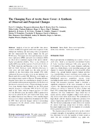 The Changing Face of Arctic Snow Cover: a Synthesis of Observed and Projected Changes