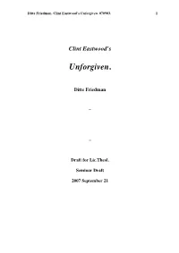 Unforgiven. 070903