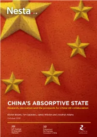 China's Absorptive State