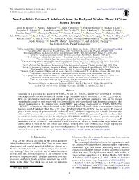 New Candidate Extreme T Subdwarfs from the Backyard Worlds: Planet 9 Citizen Science Project