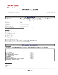 Safety Data Sheet