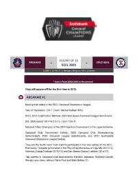 Sccl 2021 Arcahaie Fc