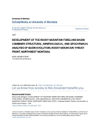 Development of the Rocky Mountain Foreland Basin: Combined Structural